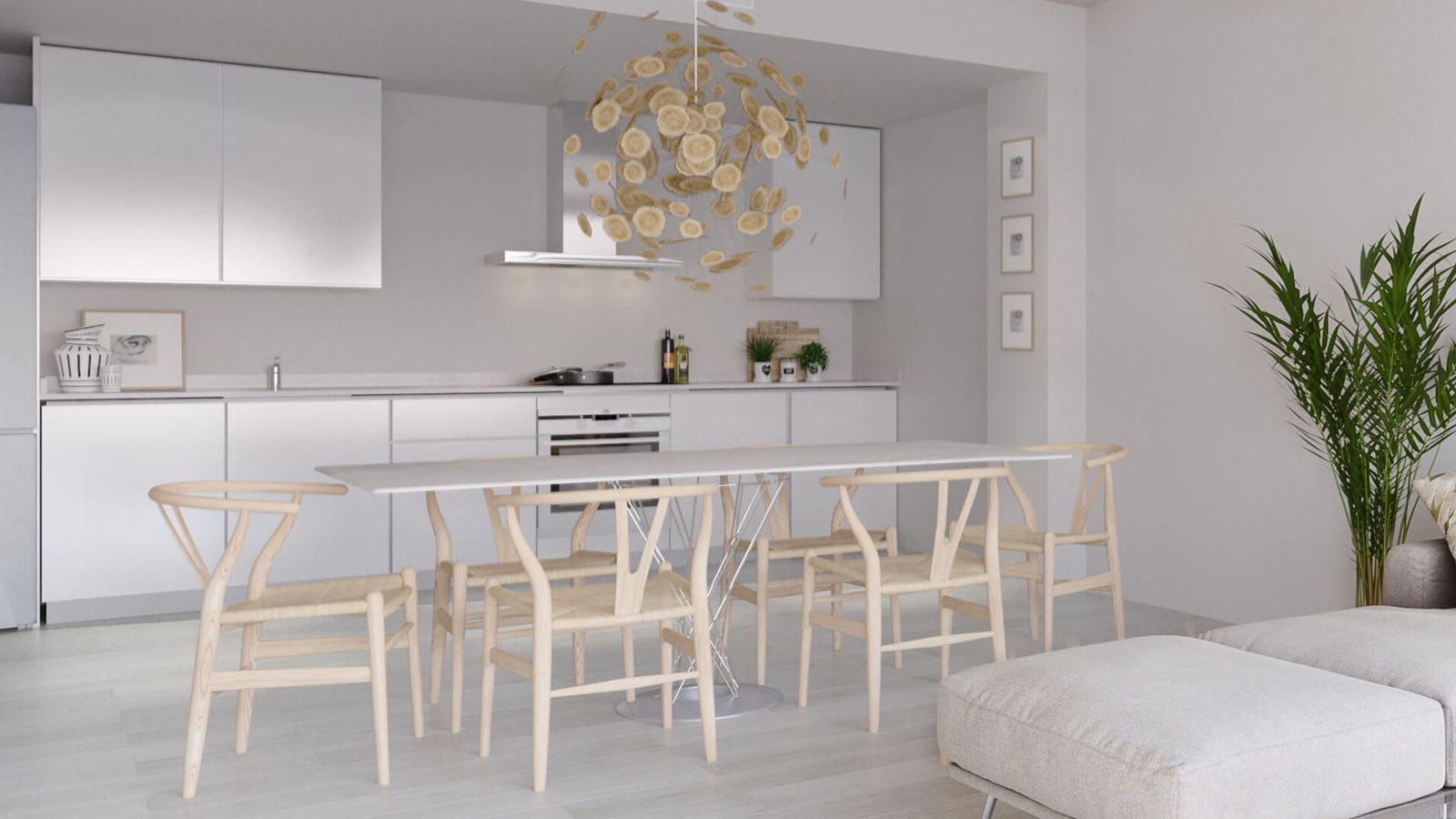 07 modern kitchen dining area